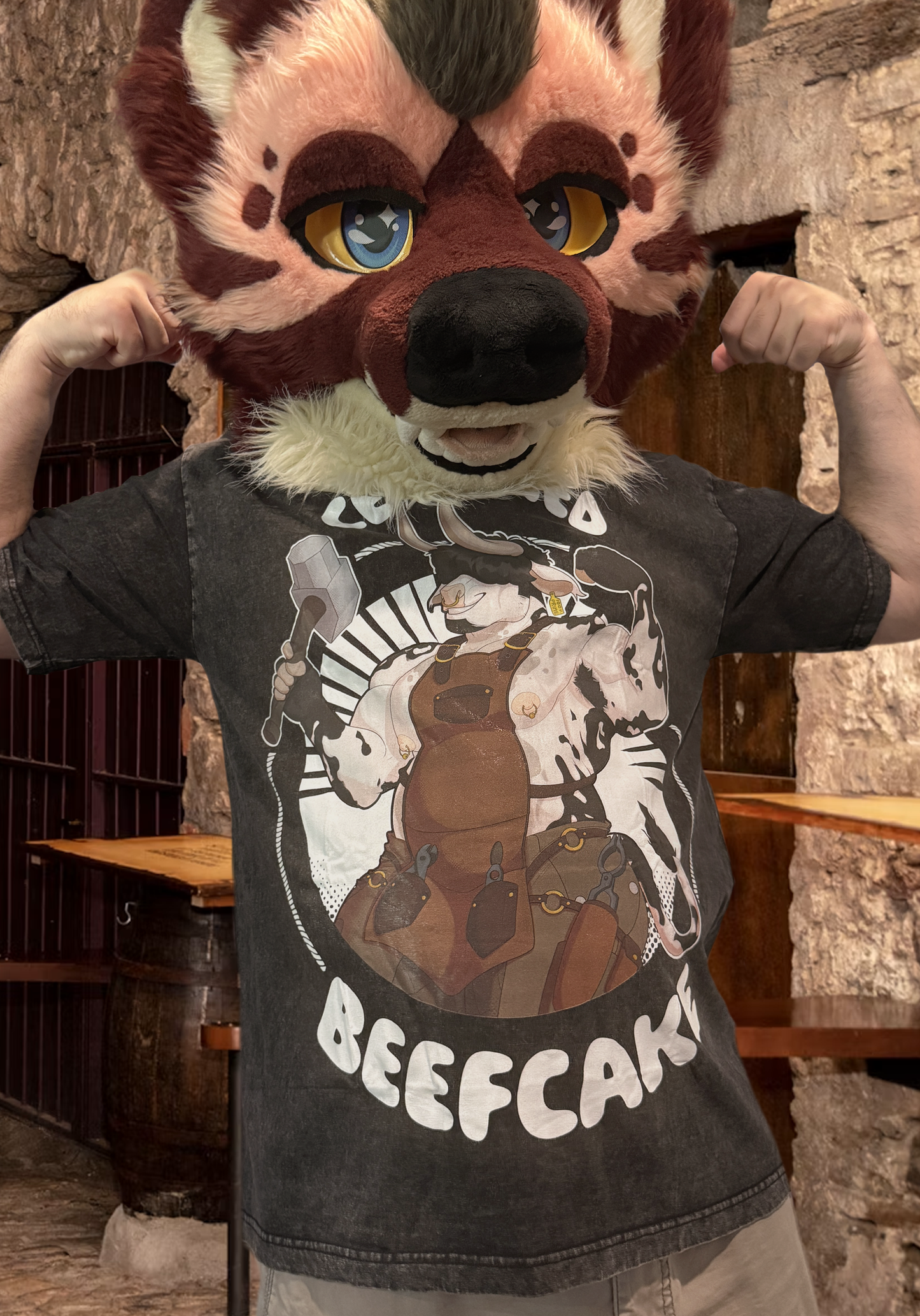 Beefcake Oversized Tee/Muscle Tank